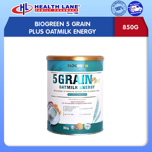 BIOGREEN 5 GRAIN PLUS OATSUSU ENERGY (850G)